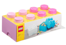 Set 2 Opbergboxen: Lichtroze + Fel Roze