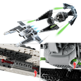 75348 - Mandalorian Fang Fighter vs. TIE Interceptor