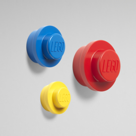 401601 - Muurhangerset (rood, blauw, geel)
