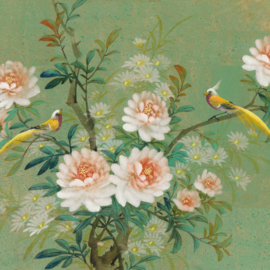Behang Blossom Birds