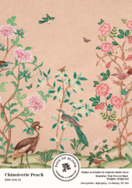 Proefstaal Chinoiserie - Peach