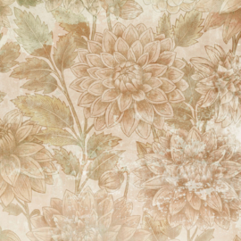 Bloemen Behang Vintage | Dahlia Dawn - Vintage