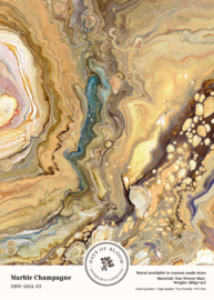 Proefstaal Marble - Champagne