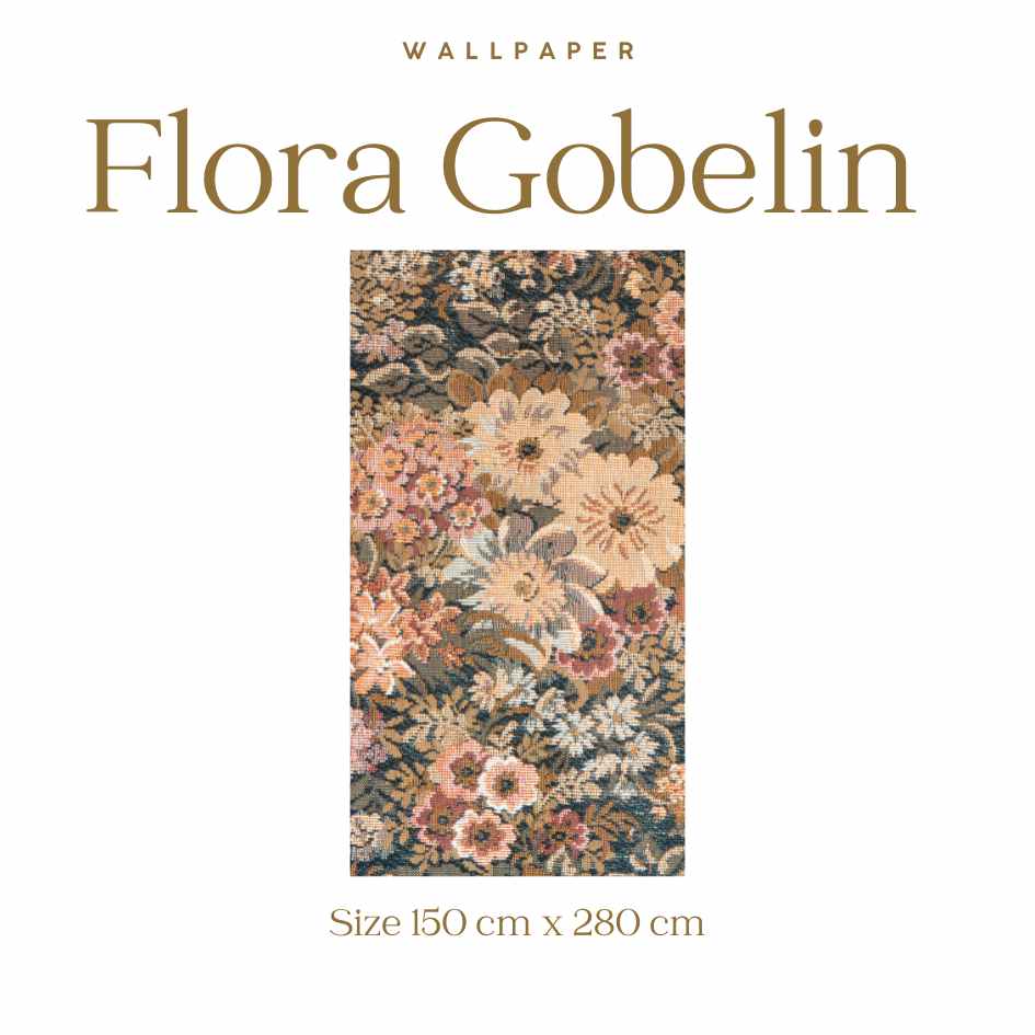 Bloemen behang - Flora Gobelin