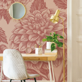 Bloemen Behang Vintage | Petals in Ink - Celestial