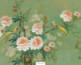 Behang Blossom Birds