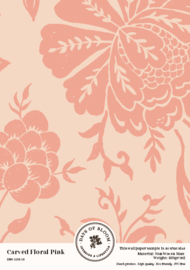 Proefstaal Carved Floral - Pink