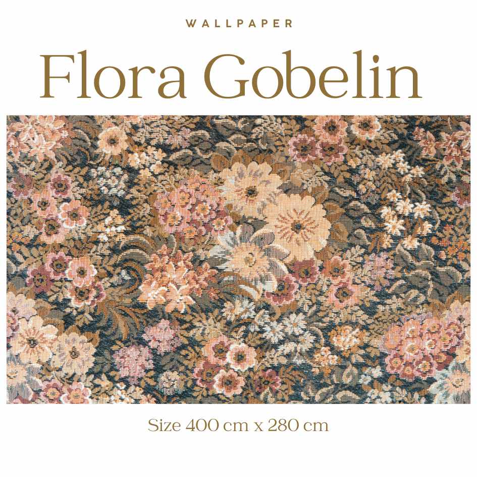 Bloemen behang - Flora Gobelin