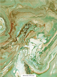 Behang Marble - Lagoon