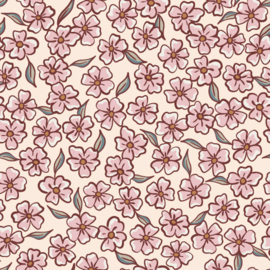 Behang Sweet Flowery - Pink