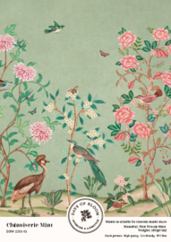 Proefstaal Chinoiserie - Mint