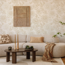 Bloemen Behang Vintage | Dahlia Dreams - Pearl
