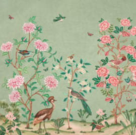 Behang Chinoiserie - Mint