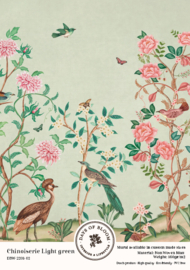 Proefstaal Chinoiserie - Light green