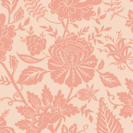 Behang - Carved Floral - Pink