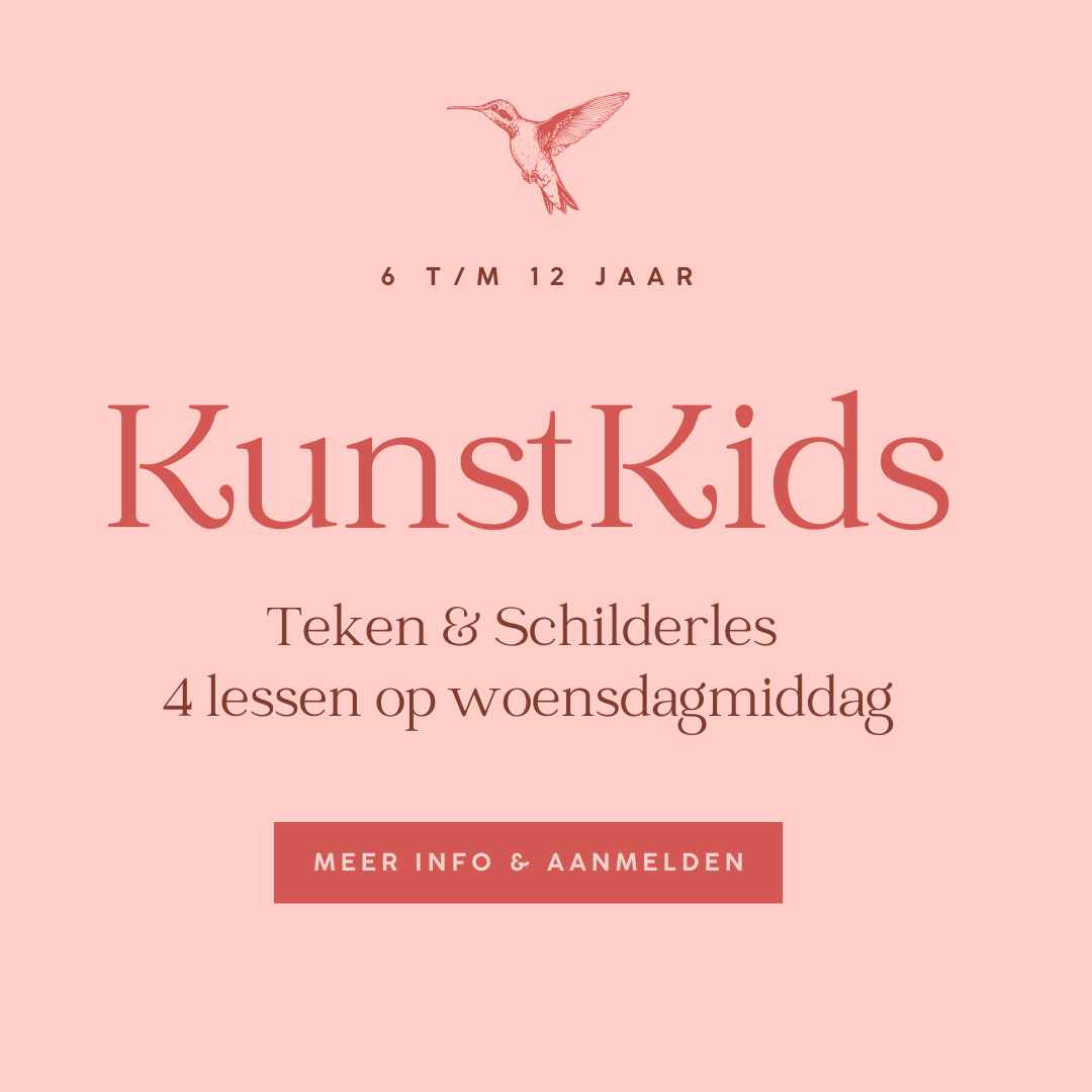 KunstKids Teken & Schilderles - 4 lessen woensdagmiddag