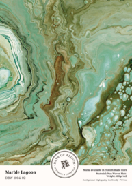 Proefstaal Marble - Lagoon