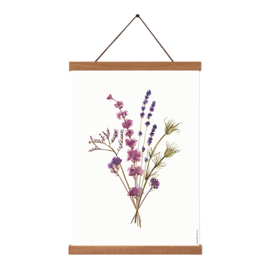 Droogbloemen poster -  Lavendel