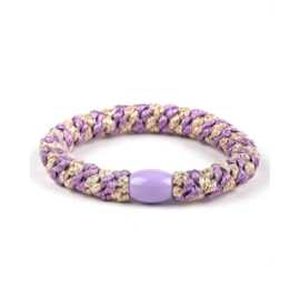 Elastiek/armband | Lavender Gold Twist