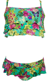 Bikini "groene bloem"