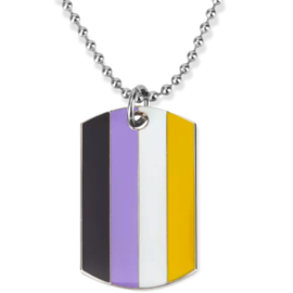 Ketting "nonbinair" tag