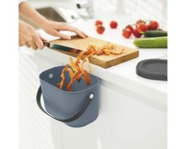 Rotho - Afvalbak - Compostemmer - biologische afvalbakje - 3,2 L - blauw