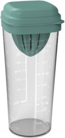 Rotho - shaker met pers - 1 l - loft mistletoe groen