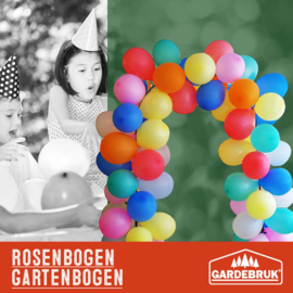Gardebruk Rozenboog – Metaal Weerbestendig - 240x140x37cm Zwart
