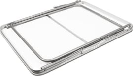 Casaria - Aluminium Inklapbare Tuintafel - Campingtafel - 80x60x68 cm