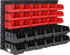 Gereedschappenwand - Stapelbare Opbergboxen 30 Stuks - 360x380mm
