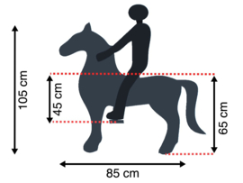MY PONY van ROLLZONE ® , ride on Unicorn, 4 - 10 jaar