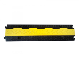 Kabelgoot rubber 2 kanalen met klep 100 x 24.5 x 4.5 CM