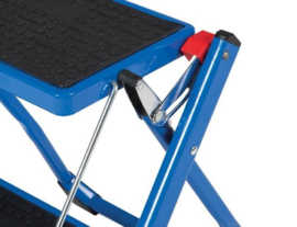 Huishoudtrap opstapje Handy blauw 2 treden