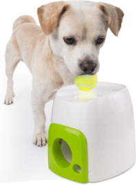 Fetch 'N Treat - Hondenspeelgoed – Apporteerspeelgoed – Inclusief Tennisbal - 16 x 16 x 20 cm