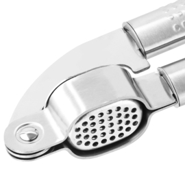Fackelmann – Knoflookpers met ovale handvat – Gemberpers – RVS - Vaatwasserbestendig