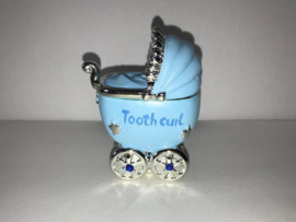 Tandendoosje kinderwagen Baby Blauw