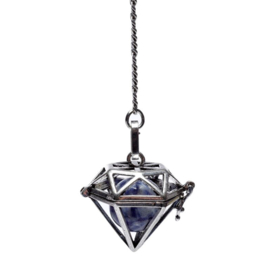 Pendel met Chakra Stenen - Pendelen - Chakra - Stenen - Edelstenen - Healing - Spiritueel - Edel steen - 7 Stenen - Zeshoekig