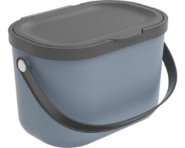 Rotho - Afvalbak - Compostemmer - biologische afvalbakje - 3,2 L - blauw
