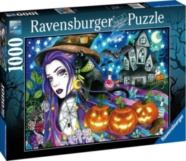 Ravensburger puzzel Halloween - Legpuzzel - 1000 stukjes