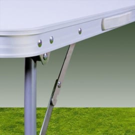 Casaria - Aluminium Inklapbare Tuintafel - Campingtafel - 80x60x68 cm