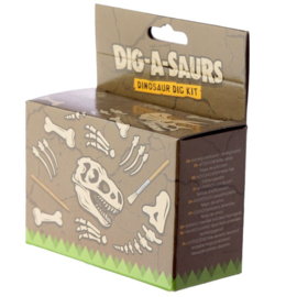 Dinosaurusus - Schedel - Fossiel - Opgravings Set - Dig it Out Kit