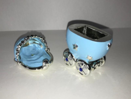 Tandendoosje kinderwagen Baby Blauw