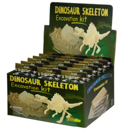 Klein - Dinosaurus - Geraamte - Opgraving Set - 7.5x4.5x3.5cm