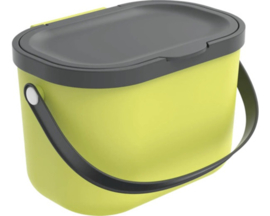 Rotho - Afvalbak - Compostemmer - biologische afvalbakje - 3,2 L - lime Groen
