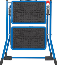 Huishoudtrap opstapje Handy blauw 2 treden
