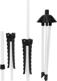 Practo Home - Droogparasol 198 cm hoog - Dubbele droogparasol XL - Max 20kg - 48 haken