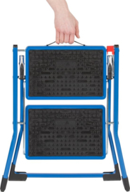 Huishoudtrap opstapje Handy blauw 2 treden
