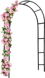 Gardebruk Rozenboog – Metaal Weerbestendig - 240x140x37cm Zwart