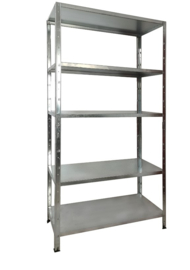 Practo - Opbergrek Gegalvaniseerd staal - 190x100x40 cm - Max 350kg - Stevig