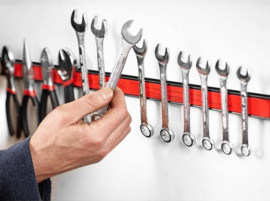 Deuba Magnetische Gereedschaphouder - 6 Stuks 45 cm tot 23 Kg